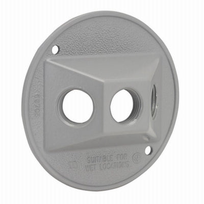 Raco Incorporated 5197-0 GRY RND 3Out ClustCover