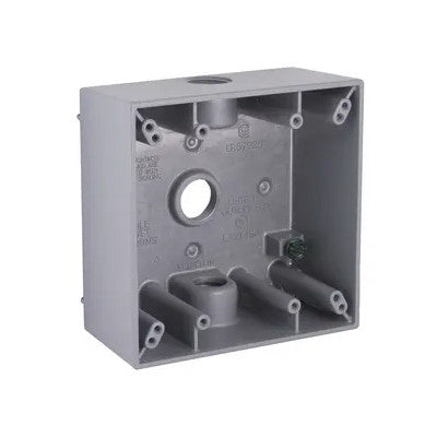Raco Incorporated 5333-0 2G GRY 1/2" 3Out Box