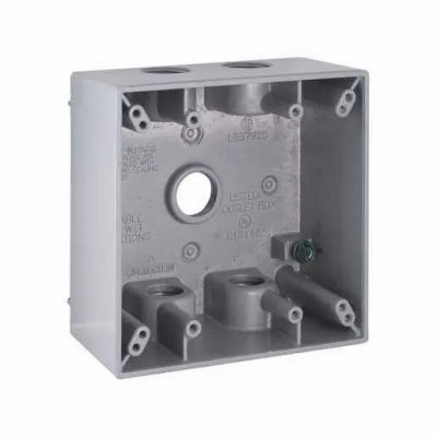 Raco Incorporated 5337-0 2G GRY 1/2" 5Out Box