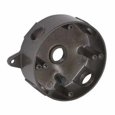 Raco Incorporated 5361-2 BRZ RND 1/2" 5Out Box