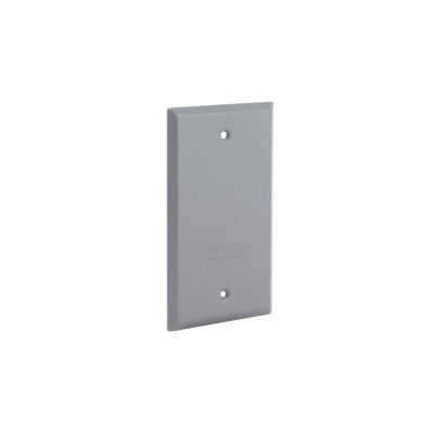 Raco Incorporated 5173-5 1G GRY V/H Cover Blank