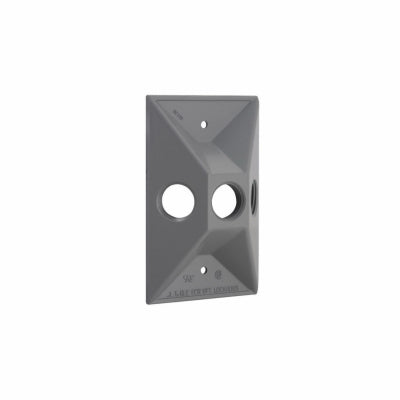 Raco Incorporated 5189-5 1G GRY 3Out Clust Cover