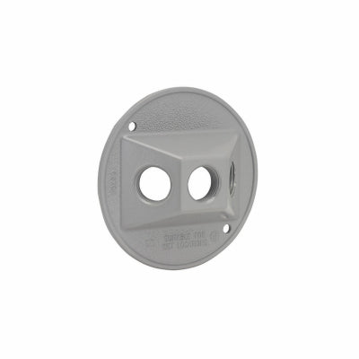 Raco Incorporated 5197-5 GRY RND 3Out ClustCover