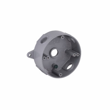 Raco Incorporated 5361-5 GRY RND 1/2" 5Out Box