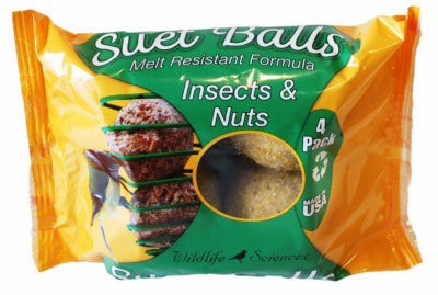 4PK Insect Suet Balls