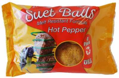 4PK Hot Pep Suet Balls