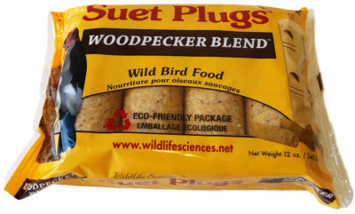 4PK Woodpeck Suet Plugs