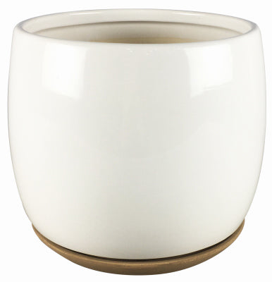 12" Ibiza WHT Planter