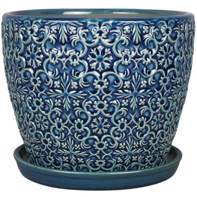 10" BLU Medit Planter