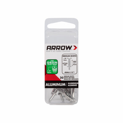 20PK 1/8" MED Rivet