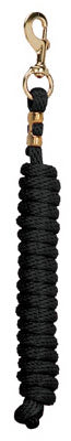 10" BLK Poly Lead Rope