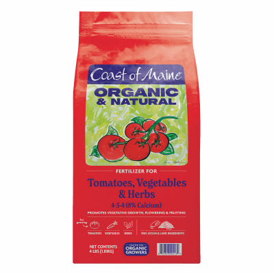 Coast Of Maine Inc TV6001 Nat Fert Tom Veg 4lb