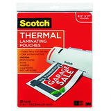 Scotch TP3854-20 Laminating Pouches, 3 Mil, 9" X 11.5", Gloss Clear, 20/pack 2