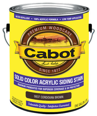 Cabot/Valspar Corp 0837-07 GAL BRN Siding Stain