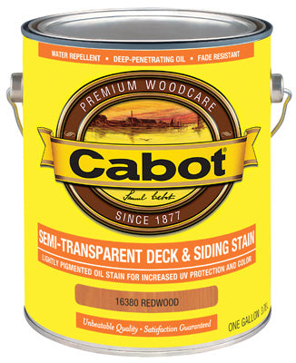 Cabot/Valspar Corp 16380-07 GAL RED Tran Deck Stain