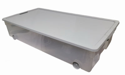 56QT CLR/GRY WHL Tote