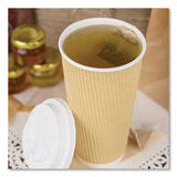 Karat C-KRC520 Ripple Hot Cups, 20 oz, Kraft/White, 500/Carton 2