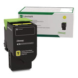 Lexmark 78C1XY0 78C1XY0 Return Program Extra High-Yield Toner, 5,000 Page-Yield, Yellow 2