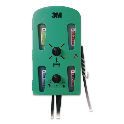 3M 85851 Flow Control System Chemical Dispenser, Action Gap with Pressure Relief Valve, 12.25 x 6.3 x 22.5, Green 2
