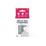 LEE 41050 Micro-Gel Fingertips, Size 11.5, Medium, Clear, 12/Pack 3