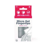 LEE 41410 Micro-Gel Fingertips, Small, Medium, Large, X-Large, Clear, 12/Pack 3