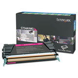 Lexmark C748H1MG C748h1mg Return Program High-Yield Toner, 10,000 Page-Yield, Magenta 2