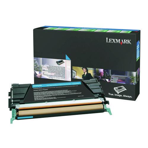 Lexmark 24B5804 24b5804 Return Program High-Yield Toner, 10,000 Page-Yield, Cyan