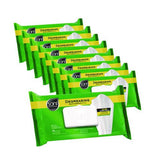 Sani Professional A12345 Degreasing Multi-Surface Wipes, 1-Ply, 11.5 x 10, 75, Floral Scent, White, Wipes/Pack, 9 Packs/Carton 2