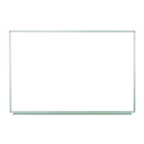 Luxor WB3624W Wall-Mounted Magnetic Whiteboard, 36" x 24", White Surface, Silver Aluminum Frame