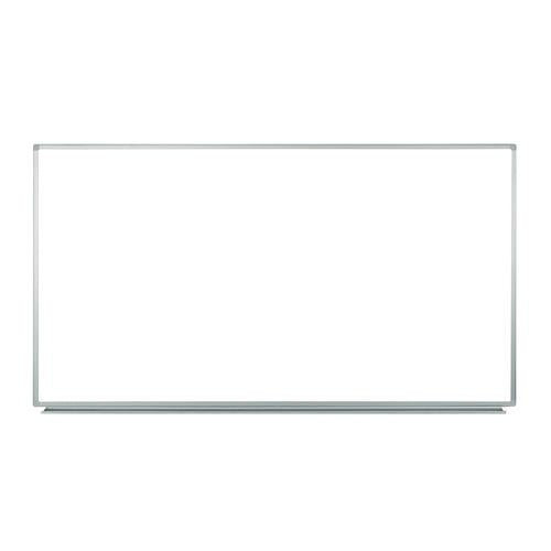Luxor WB7240W Wall-Mounted Magnetic Whiteboard, 72" x 40", White Surface, Silver Aluminum Frame