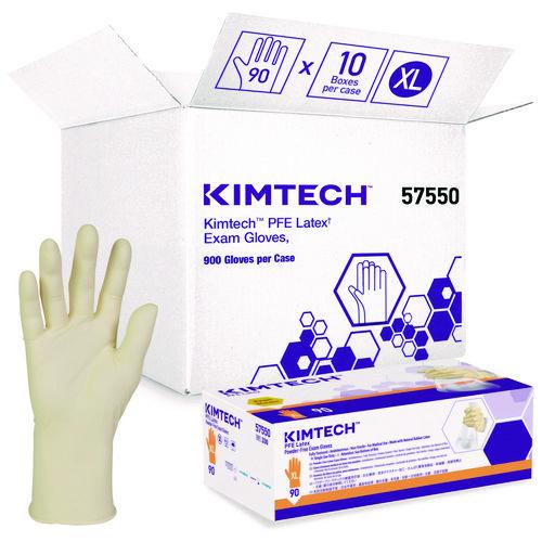 Kimtech KCC 57550 Pfe Latex Exam Gloves Xl Pwdr-Free (10/100) 2