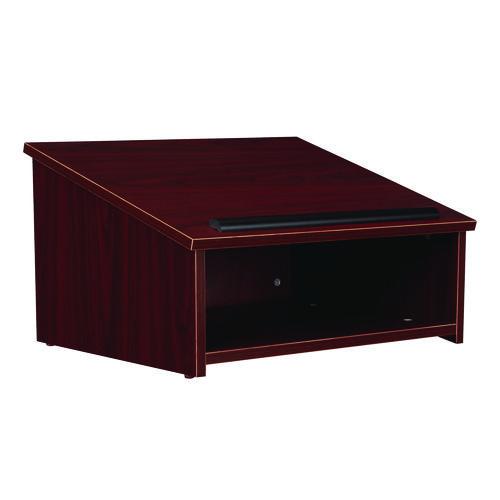 Oklahoma Sound 22MY Tabletop Lectern, 23.75 x 19.88 x 13.75, Mahogany