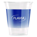 Flavia 25200058 Cold Cups 12 oz, Blue Band Flavia Logo, Clear/Blue, 900/Carton 3