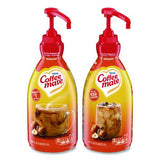Coffee Mate 12039865 Liquid Coffee Creamer, Hazelnut, 1.5 Liter Pump Bottle, 2/carton 2