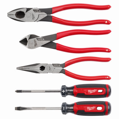 5PC Pliers/Scrwdrvr Set
