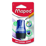 Maped Helix 068249 Tonic 1-Hole Canister Pencil Sharpener, 2.56 x 1.25 x 4.92, Randomly Assorted Colors 2