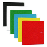 Five Star 261340 1" Plastic Binder, 3 Rings, 1" Capacity, 11 x 8.5, Randomly Assorted Color 2