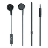 Maxell 199846 EB95 Wired Earbuds with Mic, Black 3