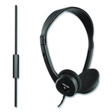 Maxell 199845 HP100 Headphone with Mic, Black 3
