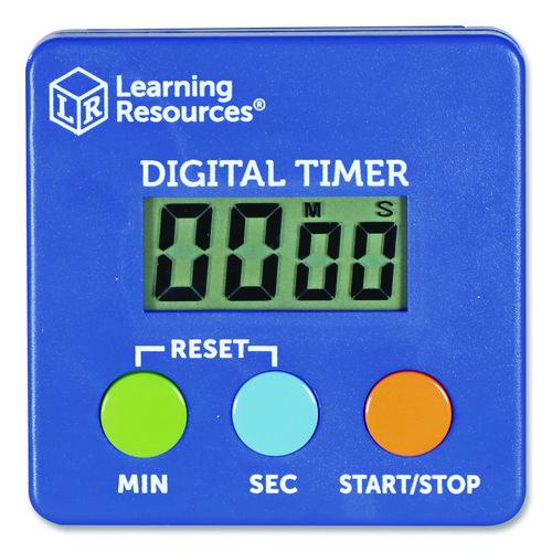 Learning Resources LER4339 Classroom Timer, LCD, 5.3 x 3.6 x 0.9, Blue