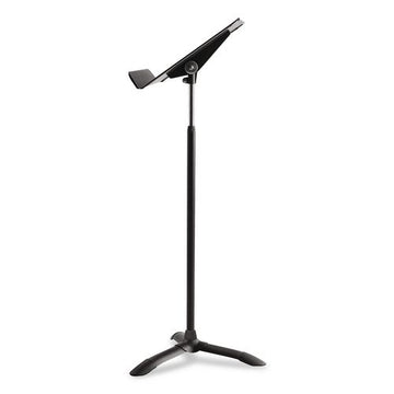 NPS 82MS Melody Music Stand, 20.5" Wide, 24" to 46" Shelf Height, Black