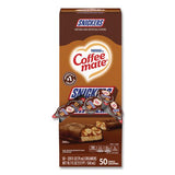 Coffee Mate 12384196 Liquid Coffee Creamer, Snickers, 0.38 Oz Mini Cups, 50 Cups/box 2