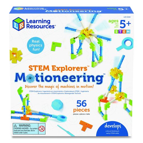 Learning Resources LER9308 STEM Explorers Motioneering, Grades K to 2, 56 Pieces