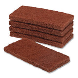 Abilityone 7910-01-512-4968 7910015124968, SKILCRAFT Baseboard Scrubber Kit Stripping Replacement Pad, 1 x 4.75, Brown, 5/Box 3