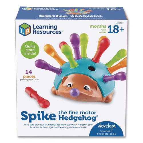Learning Resources LER8904 Spike the Fine Motor Hedgehog, Pre-K, 14 Pieces