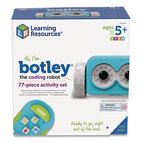 Learning Resources LER2935 Botley the Coding Robot Activity Set, Grades K to 4, 77 Pieces