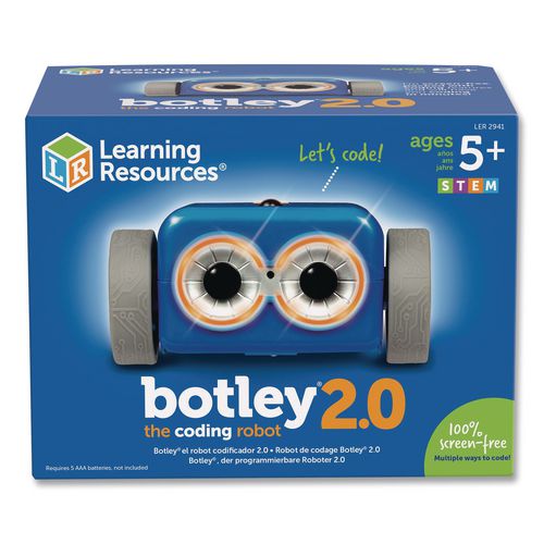Learning Resources LER2941 Botley 2.0 The Coding Robot, Grades K to 6, 46 Pieces