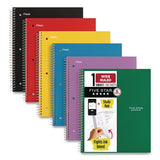 Five Star 38042 Wirebound Notebook, 1-Subject, Wide/Legal Rule, Randomly Assorted Cover Color, (100) 10.5 x 8 Sheets, 6/Pack 2
