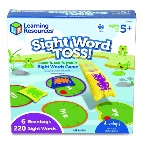 Learning Resources LER4698 Sight Word Toss, 1 to 6 Players, Grades 1 to 3, 220 Pieces