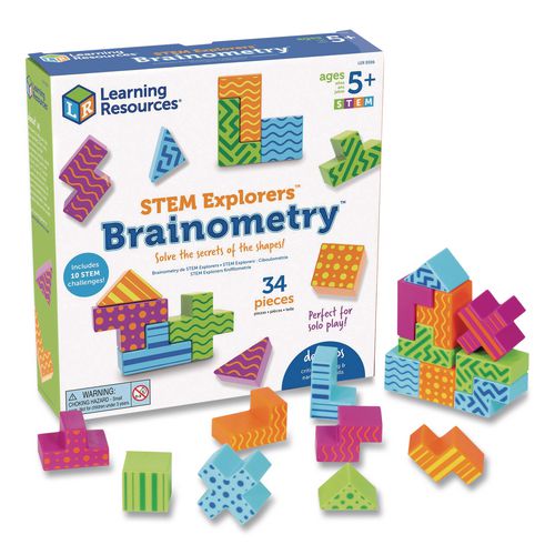 Learning Resources LER9306 STEM Explorers Brainometry, Grades K to 2, 24 Pieces